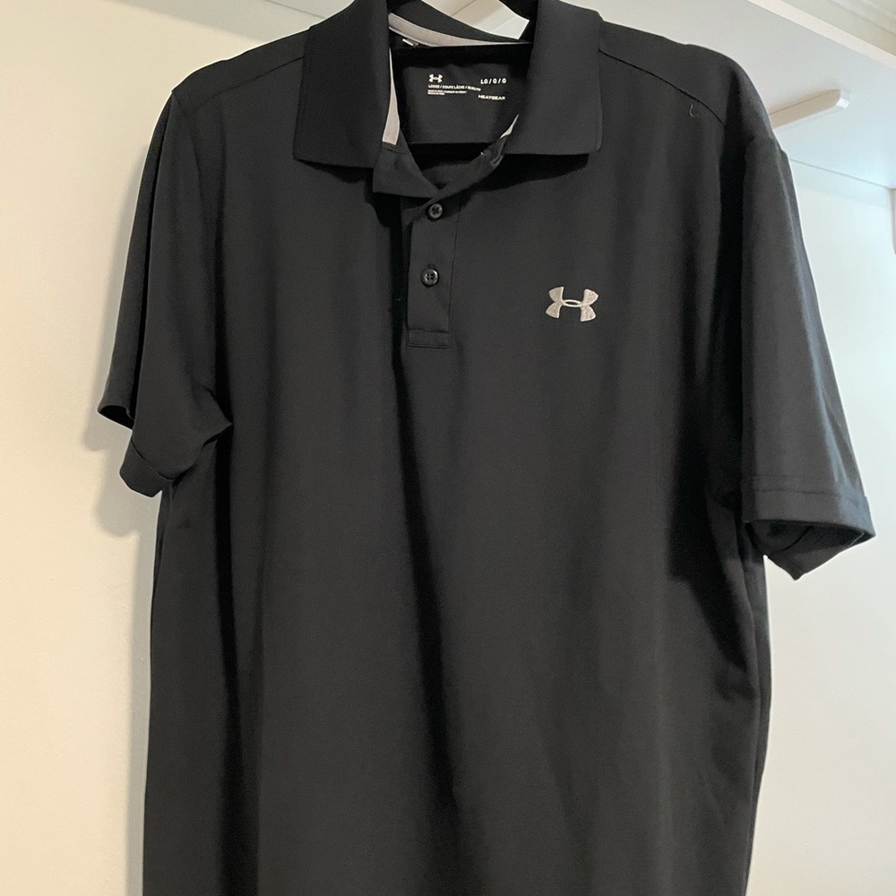Black Under Armour Polo